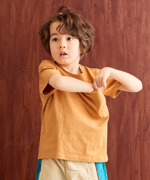 Life Support Products(ライフサポートプロダクツ)の「【COTTON from U.S.A】ポケットTシャツ(Tシャツ/カットソー・キッズ・ライトブルー/オフホワイト/ブラック系その他/ホワイト系その他/パープル系その他/レッド/キャメル/チャコール・100/130/110/150/120/140/80/90/95)」の7枚目の写真