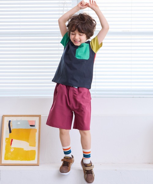 Life Support Products(ライフサポートプロダクツ)の「【COTTON from U.S.A】ポケットTシャツ(Tシャツ/カットソー・キッズ・ライトブルー/オフホワイト/ブラック系その他/ホワイト系その他/パープル系その他/レッド/キャメル/チャコール・100/130/110/150/120/140/80/90/95)」の16枚目の写真