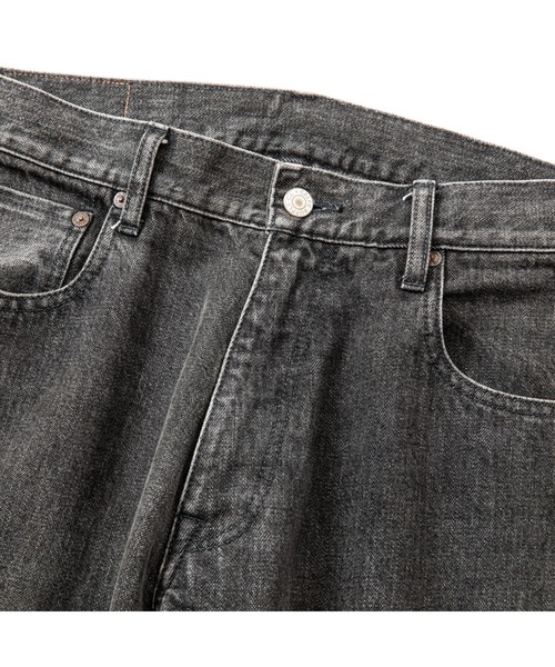 CALEE(キャリー)の「VINTAGE REPRODUCT WIDE SILHOUETTE DENIM PANTS <UB>(デニムパンツ・メンズ・ブラック・36inch/34inch/30inch)」の4枚目の写真
