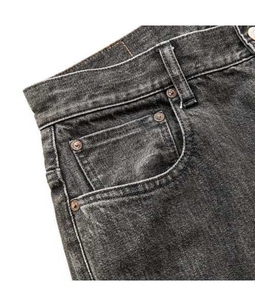 CALEE(キャリー)の「VINTAGE REPRODUCT WIDE SILHOUETTE DENIM PANTS <UB>(デニムパンツ・メンズ・ブラック・36inch/34inch/30inch)」の5枚目の写真