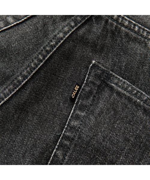 CALEE(キャリー)の「VINTAGE REPRODUCT WIDE SILHOUETTE DENIM PANTS <UB>(デニムパンツ・メンズ・ブラック・36inch/34inch/30inch)」の6枚目の写真
