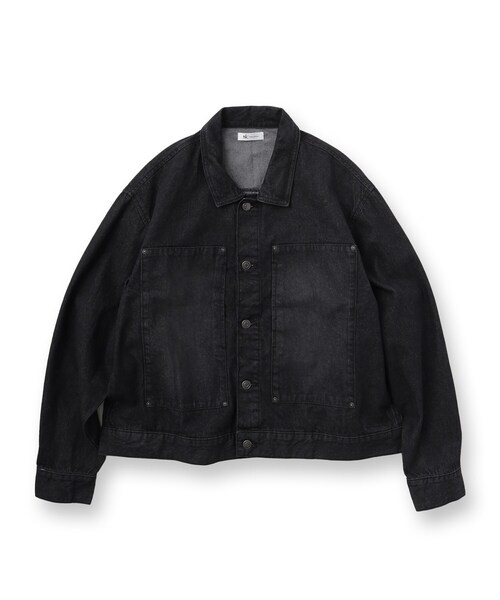 tk.TAKEO KIKUCHI（ティーケータケオキクチ）の「【上下2点セット】オールドデニムセットアップ（セットアップ・メンズ・ブラック/ネイビー/ライトグレー・02/03）」の4枚目の写真