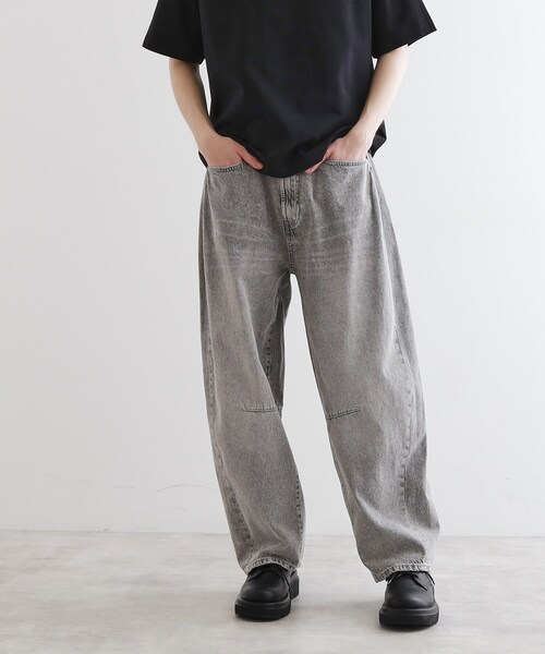 tk.TAKEO KIKUCHI（ティーケータケオキクチ）の「【上下2点セット】オールドデニムセットアップ（セットアップ・メンズ・ブラック/ネイビー/ライトグレー・02/03）」の9枚目の写真