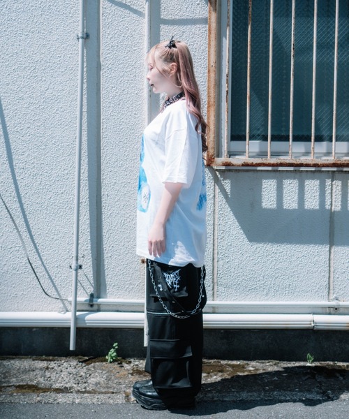 TRAVAS TOKYO(トラバス トウキョウ)の「『TRAVAS TOKYO/トラバス トーキョー』くまプリントTシャツ/ハーフスリーブカットソー(Tシャツ/カットソー・レディース・ブラック×ピンク/ホワイト/ブラック×ホワイト/レオパード・FREE)」の15枚目の写真