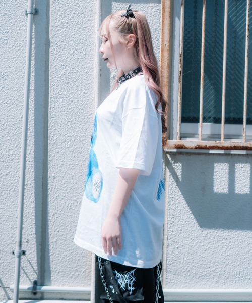 TRAVAS TOKYO(トラバス トウキョウ)の「『TRAVAS TOKYO/トラバス トーキョー』くまプリントTシャツ/ハーフスリーブカットソー(Tシャツ/カットソー・レディース・ブラック×ピンク/ホワイト/ブラック×ホワイト/レオパード・FREE)」の14枚目の写真
