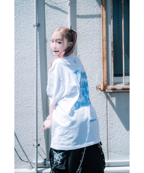 TRAVAS TOKYO(トラバス トウキョウ)の「『TRAVAS TOKYO/トラバス トーキョー』くまプリントTシャツ/ハーフスリーブカットソー(Tシャツ/カットソー・レディース・ブラック×ピンク/ホワイト/ブラック×ホワイト/レオパード・FREE)」の18枚目の写真