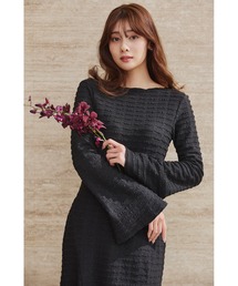 Her lip to(n[bvgD[)Mermaid Jacquard Dress(s[X)