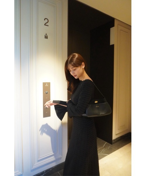 あみ　ハーリップトゥ　Mermaid Jacquard Dress Mermaid Jacquard Dress（ワンピース）｜Her lip to（ハーリップ