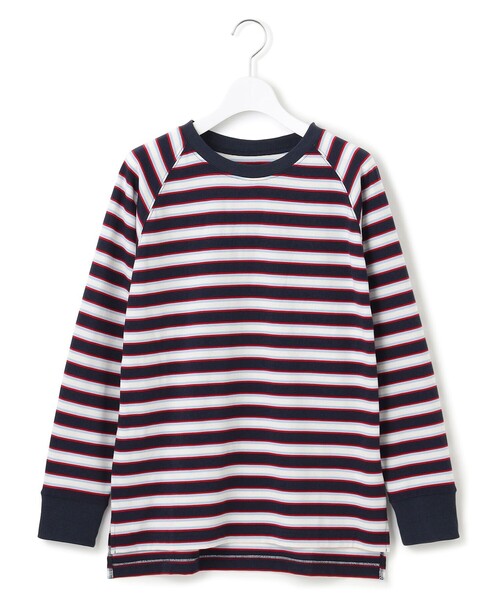 J.PRESS YORK STREET(ジェイプレスヨークストリート)の「【WOMEN】レトロボーダードルマン Tシャツ(Tシャツ/カットソー・レディース・イエロー系1/ライトグレー系2/ベージュ系1/ネイビー系2・F)」の17枚目の写真