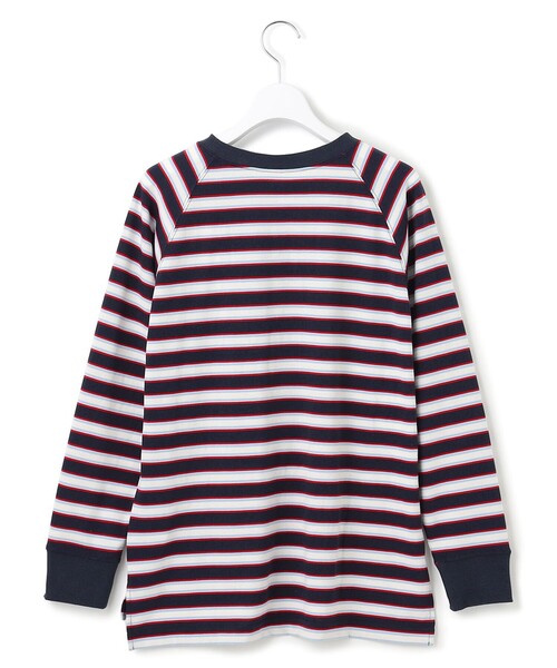 J.PRESS YORK STREET(ジェイプレスヨークストリート)の「【WOMEN】レトロボーダードルマン Tシャツ(Tシャツ/カットソー・レディース・イエロー系1/ライトグレー系2/ベージュ系1/ネイビー系2・F)」の18枚目の写真