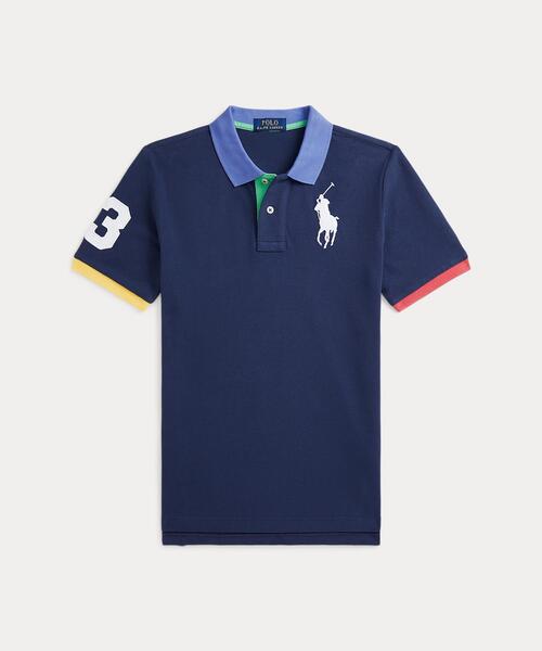 Big Pony コットン メッシュ ポロシャツ