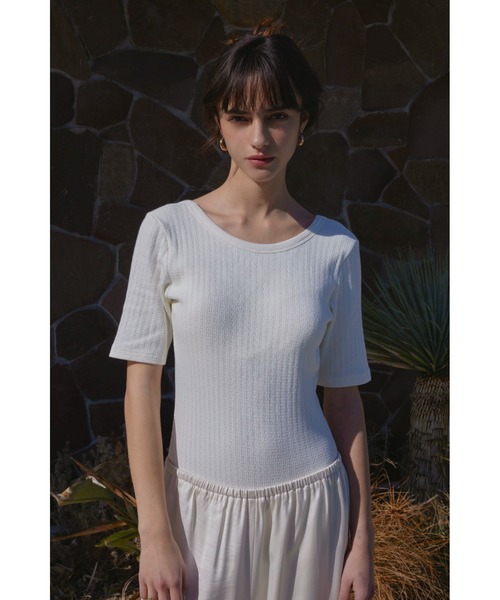 トップス ALEXIA STAM Wellness Deform Rib Bodysuit Wellness Deform Rib Bodysuit | ALEXIA STAM