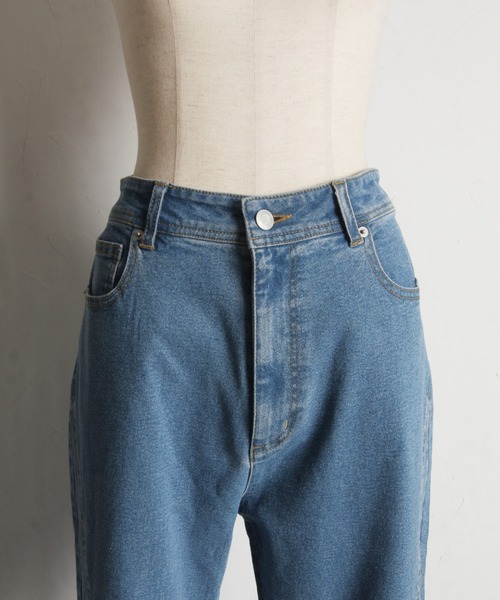 tocco closet（トッコ　クローゼット）の「後ろビックリボン付きデニムパンツ（デニムパンツ・レディース・ブルー/インディゴブルー・M/S）」の14枚目の写真