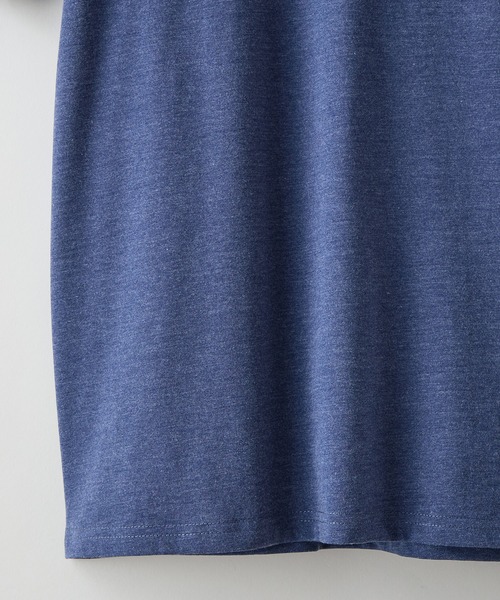 LB/S (エルビーエス)の「【汗染みの目立ちにくいTシャツ ZEROSTAIN/ゼロステイン】クルーネックTシャツ 綿タッチ ヘビーウェイト感 防汚・撥水 吸汗速乾 UVカット(Tシャツ/カットソー・メンズ・ホワイト/ネイビー/ブラック/ブルー/スミクロ・X-LARGE/LARGE/MEDIUM)」の16枚目の写真