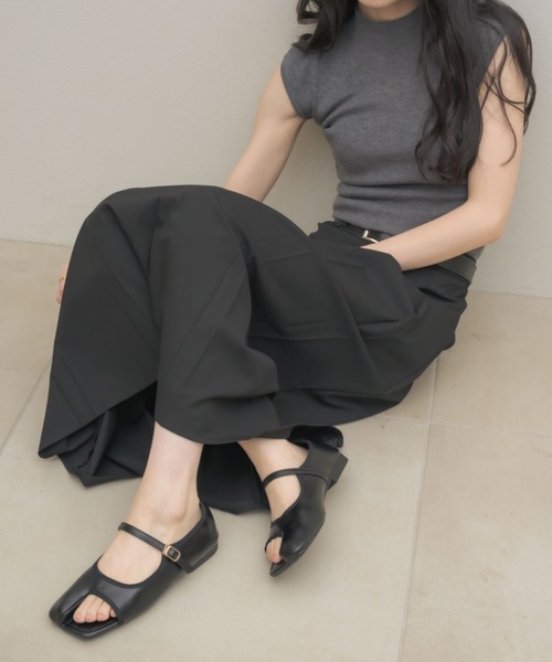 NEUNA（ヌナ）の「バイカラーTABIメリージェーン（パンプス・レディース・ブラック/アイボリー・39/38/36）」の16枚目の写真