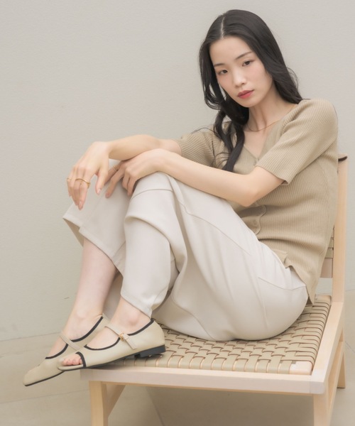 NEUNA（ヌナ）の「バイカラーTABIメリージェーン（パンプス・レディース・ブラック/アイボリー・39/38/36）」の12枚目の写真