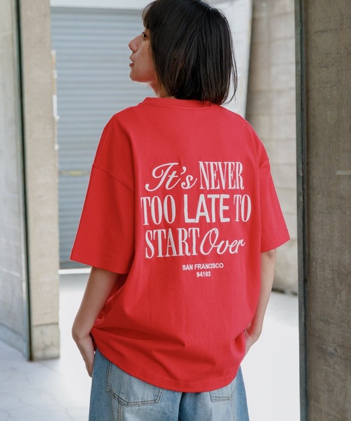 PBLIM(ページボーイリム)の「《UNISEX/タフT》シシュウロゴTシャツ(Tシャツ/カットソー・レディース・オフホワイト/レッド/ブラック/グリーン・MEDIUM/LARGE)」の2枚目の写真