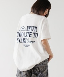 《UNISEX/タフT》シシュウロゴTシャツ