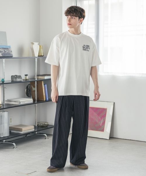 PBLIM(ページボーイリム)の「《UNISEX/タフT》シシュウロゴTシャツ(Tシャツ/カットソー・レディース・オフホワイト/レッド/ブラック/グリーン・MEDIUM/LARGE)」の5枚目の写真