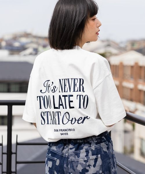 PBLIM(ページボーイリム)の「《UNISEX/タフT》シシュウロゴTシャツ(Tシャツ/カットソー・レディース・オフホワイト/レッド/ブラック/グリーン・MEDIUM/LARGE)」の11枚目の写真
