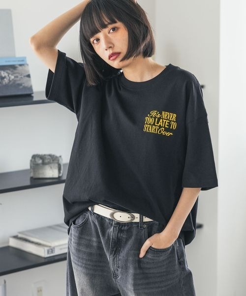 PBLIM(ページボーイリム)の「《UNISEX/タフT》シシュウロゴTシャツ(Tシャツ/カットソー・レディース・オフホワイト/レッド/ブラック/グリーン・MEDIUM/LARGE)」の15枚目の写真