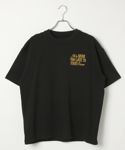 UNISEX/タフT》シシュウロゴTシャツ（Tシャツ/カットソー