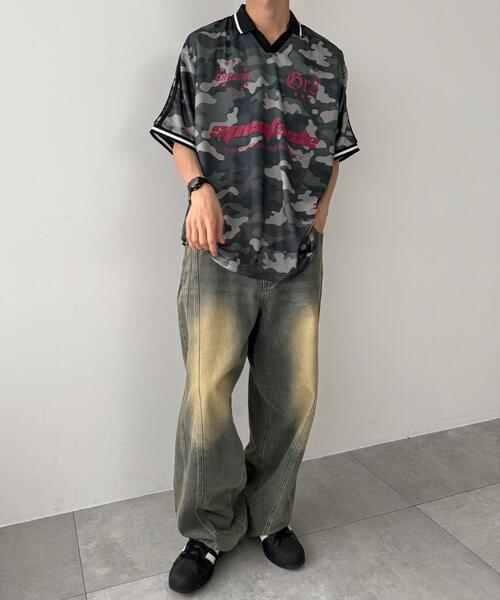 WEGO(ウィゴー)の「WEGO/パターンサッカーT(Tシャツ/カットソー・メンズ・その他4/その他1/その他2/その他3・MEDIUM/LARGE)」の5枚目の写真