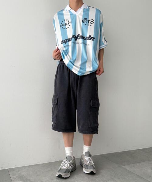 WEGO(ウィゴー)の「WEGO/パターンサッカーT(Tシャツ/カットソー・メンズ・その他4/その他1/その他2/その他3・MEDIUM/LARGE)」の7枚目の写真