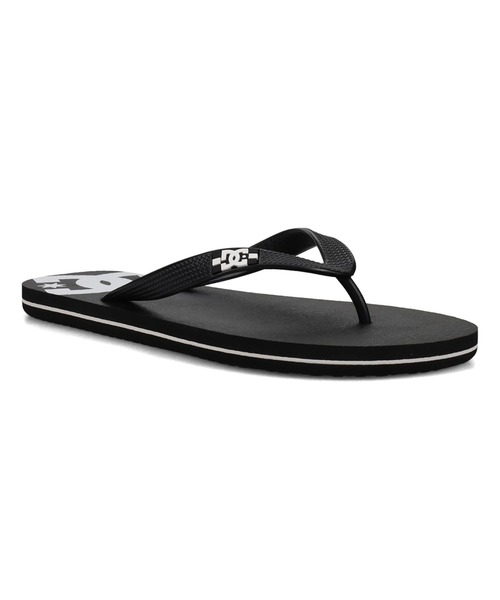 DC SHOES（ディーシーシューズ）の「SPRAY/DCロゴビーサン(ビーチサンダル）（サンダル・メンズ・マルチ/ブラック×ホワイト・25cm/26cm/27cm/28cm/29cm/30cm）」の2枚目の写真