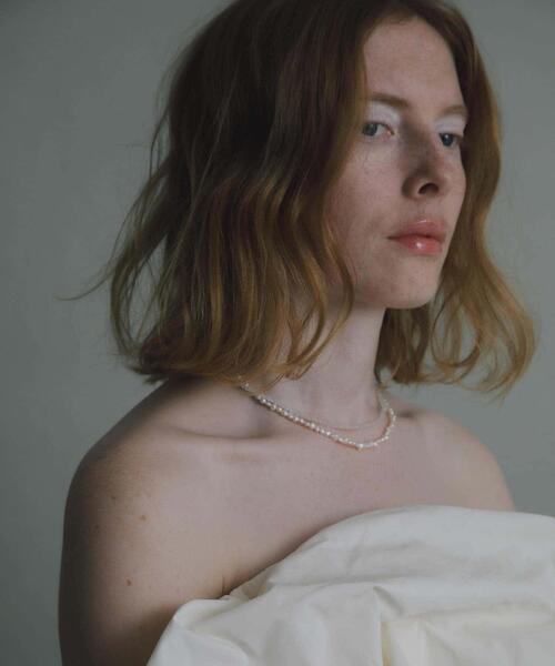 URBAN RESEARCH（アーバンリサーチ）の「decor『デコール』　Moonpearl Doublenecklace（ネックレス・レディース・ホワイト・-）」の5枚目の写真