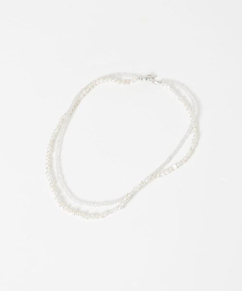 URBAN RESEARCH（アーバンリサーチ）の「decor『デコール』　Moonpearl Doublenecklace（ネックレス・レディース・ホワイト・-）」の9枚目の写真