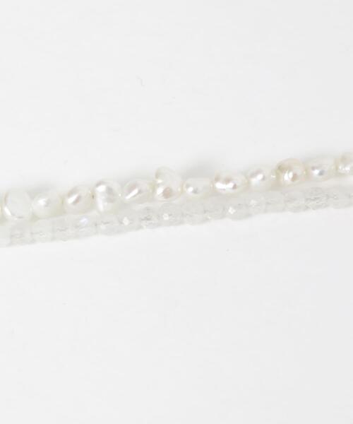URBAN RESEARCH（アーバンリサーチ）の「decor『デコール』　Moonpearl Doublenecklace（ネックレス・レディース・ホワイト・-）」の11枚目の写真