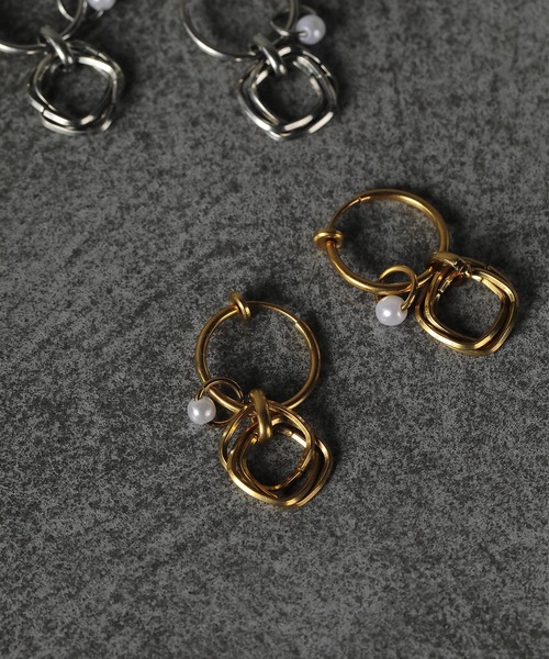 ORLEAN（オルレアン）の「【ORLEAN】マルチフープイヤリング（イヤリング・レディース・シルバー/ゴールド・フリー）」の14枚目の写真
