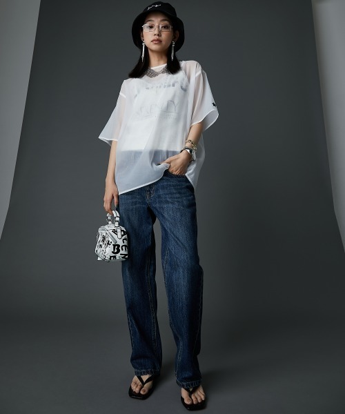 GEVS.(ジェイヴィス)の「ダブルウエストデニムパンツ<大きいサイズ有>GEVS.(デニムパンツ・レディース・ブルー系/ネイビー系・73/76/80/84/88/92/96/98/106/114/122)」の13枚目の写真