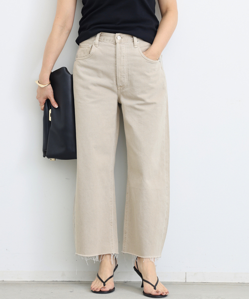 Deuxieme Classe(ドゥーズィエムクラス)の「【CITIZENS of HUMANITY/シチズンズ・オブ・ヒューマニティ】AYLA RAW HEM CROP B(その他パンツ・レディース・ベージュ・26/27/24/25)」の8枚目の写真