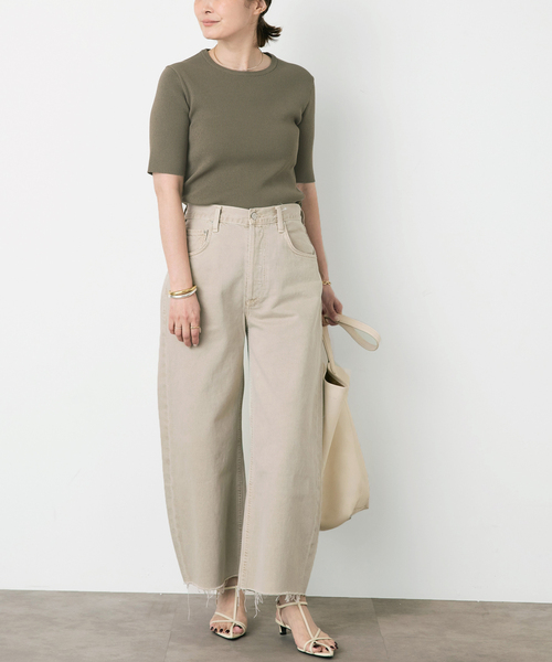 シチズンズ オブ ヒューマニティー AYLA RAW HEM CROP Ayla Raw Hem Crop in Sodapop – Citizens of Humanity