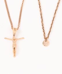 AND SQUARE（アンドスクエア）の「＜AND SQUARE＞MISTER　二連ネックレス（ネックレス）」