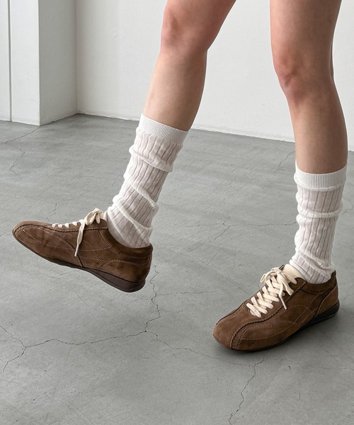 CANAL JEAN（キャナルジーン）の「El mar　フェイクスエードスニーカー（スニーカー・レディース・ブラウン/ブラック・23.5/25/24.5/24）」の9枚目の写真