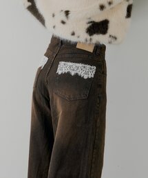 Chico | ポケットレースワイドデニム(デニムパンツ)