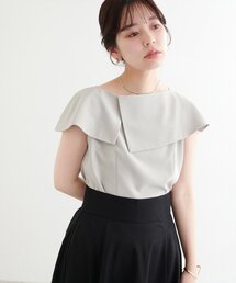 【WEB限定】アシメカラーオフショルブラウス