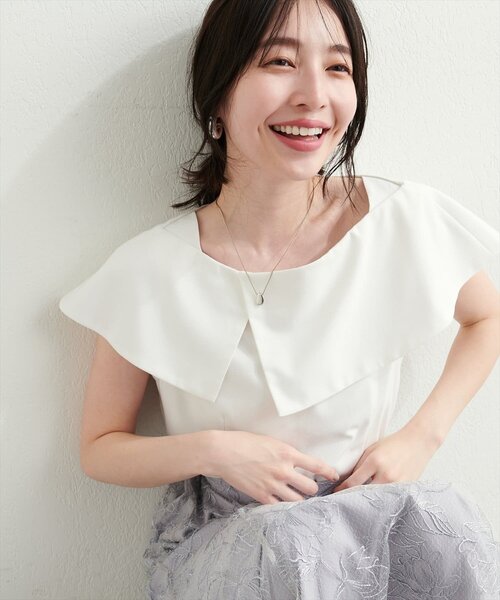 WEB限定】アシメカラーオフショルブラウス（シャツ/ブラウス