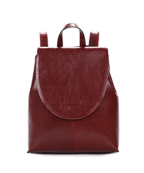 NiiNa（ニーナ）の「【 NiiNa / ニーナ 】高品質牛革 スタイリッシュ スリム リュック（バックパック/リュック・レディース・レッド/ブラウン/ダークブラウン/ブラック・FREE）」の12枚目の写真