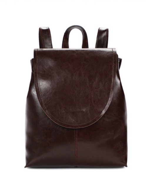 NiiNa（ニーナ）の「【 NiiNa / ニーナ 】高品質牛革 スタイリッシュ スリム リュック（バックパック/リュック・レディース・レッド/ブラウン/ダークブラウン/ブラック・FREE）」の13枚目の写真