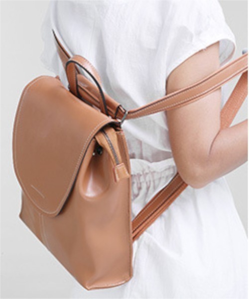 NiiNa（ニーナ）の「【 NiiNa / ニーナ 】高品質牛革 スタイリッシュ スリム リュック（バックパック/リュック・レディース・レッド/ブラウン/ダークブラウン/ブラック・FREE）」の17枚目の写真