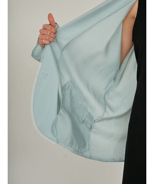 styling/（スタイリング）の「【セットアップ対応】オープンカラーシャツジャケット（その他アウター・レディース・ブラウン/ミント・0/1）」の9枚目の写真