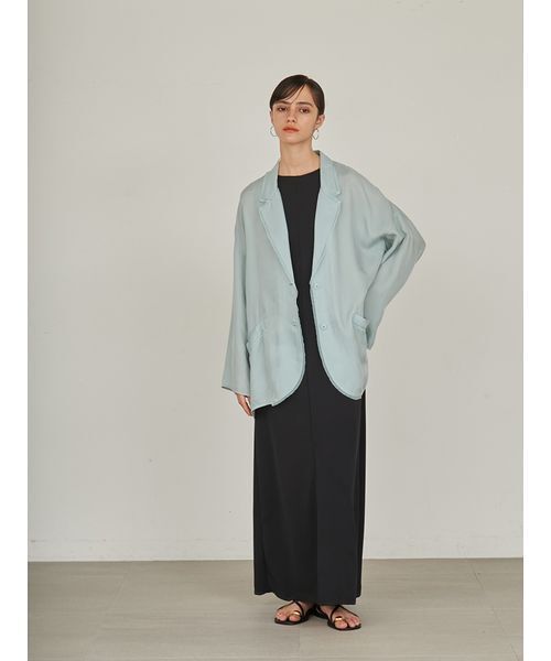 styling/（スタイリング）の「【セットアップ対応】オープンカラーシャツジャケット（その他アウター・レディース・ブラウン/ミント・0/1）」の10枚目の写真