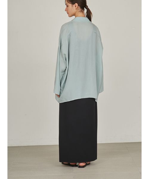 styling/（スタイリング）の「【セットアップ対応】オープンカラーシャツジャケット（その他アウター・レディース・ブラウン/ミント・0/1）」の12枚目の写真