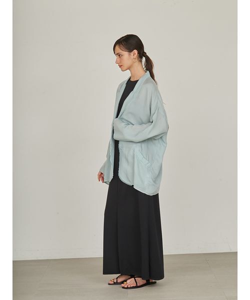 styling/（スタイリング）の「【セットアップ対応】オープンカラーシャツジャケット（その他アウター・レディース・ブラウン/ミント・0/1）」の13枚目の写真