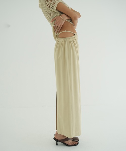 【値下げしました】Dentelle de Mirecourt JEAN MACLEAN】ネット/レース刺繡/マーメイド/LongDress【51784