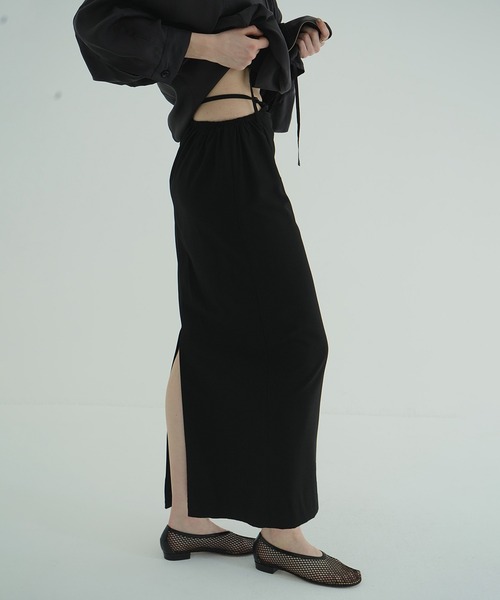 正規品　CLANE WAIST GATHER HOLE SKIRT WAIST GATHER HOLE SKIRT｜SKIRT/PANTS(スカート/パンツ)｜CLANE